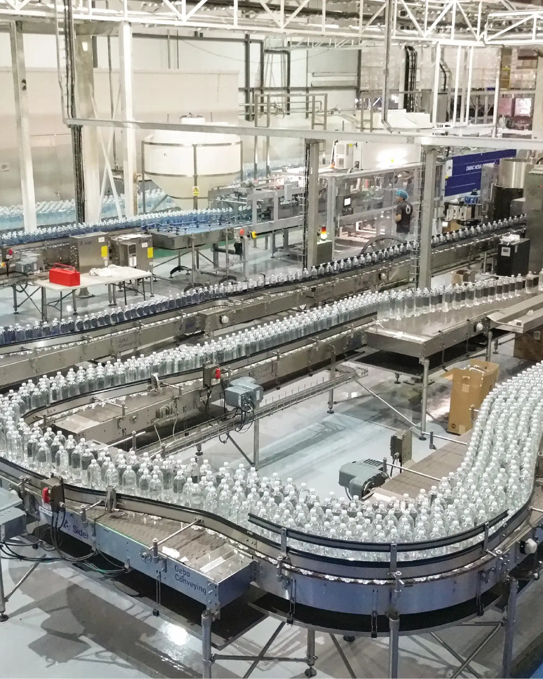 linea sidel para produccion de bebidas automatizada